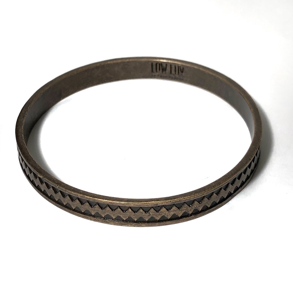 Low Luv x Erin Wasson Bronze Zig Zag Bangle